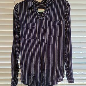 Universal Thread navy long sleeve button down